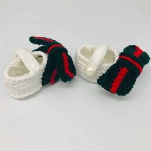 Baby Crochet Maryjane Bow Sandal